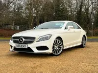 Used Mercedes CLS350 AMG Line Premium 258 HP (189 kW) 2016 White Coupe