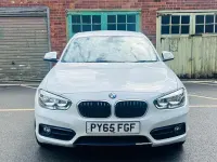 Used BMW 118 Sport Line 136 HP (100 kW) 2015 White Hatchback