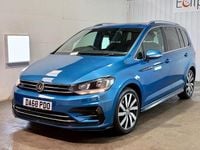 Used VW Touran R-line 150 HP (110 kW) 2018 Blue MPV
