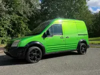 Used Ford Transit Connect 90 HP (66 kW) 2007 Green MPV