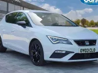 Used Seat Leon FR 125 HP (91 kW) 2018 White Hatchback