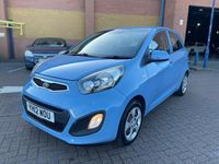 Used Kia Picanto 68 HP (50 kW) 2012 Blue Hatchback