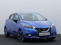 Used Nissan Micra Acenta 92 HP (67 kW) 2021 Blue Hatchback