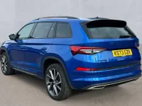 Used Skoda Kodiaq SportLine 150 HP (110 kW) 2023 Race blue metallic SUV