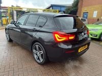Used BMW 118 Sport Line 136 HP (100 kW) 2018 Black Hatchback