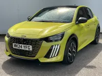 Used Peugeot 208 GT 100 HP (73 kW) 2024 Yellow Hatchback