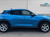 Used Nissan Juke N-Connecta 114 HP (83 kW) 2021 Vivid blue premium metallic SUV
