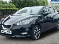Used Nissan Micra Tekna 92 HP (67 kW) 2022 Black Hatchback