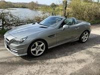 Begagnad Mercedes SLK250 AMG 2012 Silver Cab