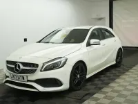 Used Mercedes A160 AMG Line Premium 102 HP (75 kW) 2017 White Hatchback