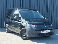 Usado VW Caddy 102 CV (75 kW) 2024 Negro Monovolumen