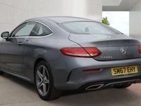 Used Mercedes C220 AMG line 170 HP (125 kW) 2017 Grey Coupe