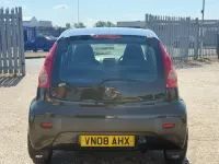 Used Peugeot 107 68 HP (50 kW) 2008 Black Hatchback