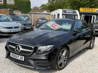 Used Mercedes E350 AMG line 2019 Black Coupe