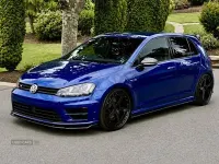 Used VW Golf VII R 2017 Blue Hatchback
