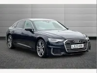 Used Audi A6 S-Line 204 HP (150 kW) 2023 Firmament blue Sedan