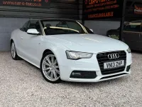 Used Audi A5 Cabriolet S-Line 2013 White Cabriolet