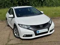 Used Honda Civic ES 2013 White Hatchback