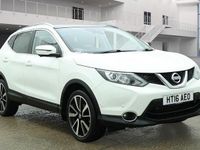 Used Nissan Qashqai Tekna 2016 Pure white SUV