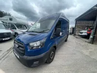 Used Ford Transit 130 HP (95 kW) 2022 Blue Van