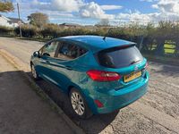Used Ford Fiesta Titanium 100 HP (73 kW) 2017 Blue Hatchback