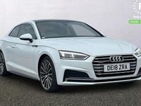 Used Audi A5 S-Line 190 HP (139 kW) 2018 White Coupe