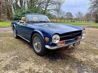 Used Triumph TR6 1973 Blue Cabriolet