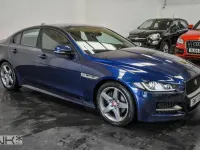 Used Jaguar XE R-Sport 180 HP (132 kW) 2017 Blue Sedan