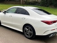 Used Mercedes CLA220 AMG Line Premium Plus 190 HP (139 kW) 2021 White Sedan