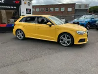 Used Audi A3 S-Line 110 HP (80 kW) 2016 Yellow Hatchback