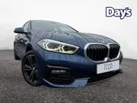 Second-hand BMW 120 Sport Line 190 CP (139 kW) 2022 Albastru Hatchback