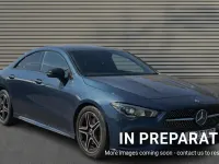 Used Mercedes CLA200 AMG Line Premium 163 HP (119 kW) 2023 Blue Coupe