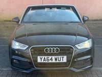 Used Audi A3 Cabriolet S-Line 2015 Black Cabriolet