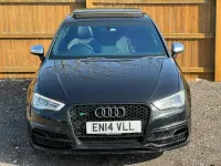 Begagnad Audi S3 Sportback Advanced 300 HK (220 kW) 2014 Svart Halvkombi