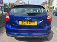 Used Ford Focus Zetec 105 HP (77 kW) 2014 Blue Hatchback