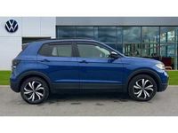 Used VW T-Cross Black Edition 110 HP (80 kW) 2023 Reef blue metallic SUV