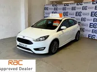 Used Ford Focus ST-Line 125 HP (91 kW) 2017 White Hatchback