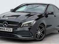 Used Mercedes CLA220 AMG line 177 HP (130 kW) 2017 Black Sedan