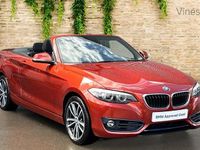 Usado BMW 218 Sport Line 136 HP (100 kW) 2020 Laranja Cabrios