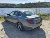 Second-hand Mercedes C220 AMG line 170 CP (125 kW) 2018 Gri Berlinǎ