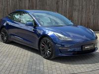 Used Tesla Model 3 Performance 461 kW (627 HP) 2021 Blue Sedan