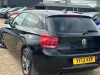 Used BMW 114 Sport Line 102 HP (75 kW) 2013 Black Hatchback