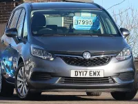Used Vauxhall Zafira Tourer Design Edition 2017 Grey MPV