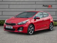 Used Kia Ceed GT-Line 136 HP (100 kW) 2018 Red Hatchback