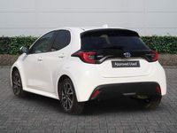 Used Toyota Yaris Hybrid Design 2022 White Hatchback