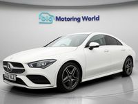 Used Mercedes CLA180 AMG line 136 HP (100 kW) 2022 White Sedan