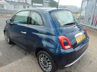 Used Fiat 500 Lounge 69 HP (50 kW) 2016 Blue Hatchback
