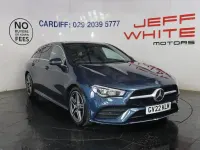 Used Mercedes CLA180 Shooting Brake AMG line 136 HP (100 kW) 2022 Blue Estate