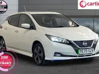 Used Nissan Leaf N-TEC 160 kW (218 HP) 2020 White Hatchback