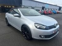 Used VW Golf Cabriolet GT 140 HP (102 kW) 2013 Silver Cabriolet